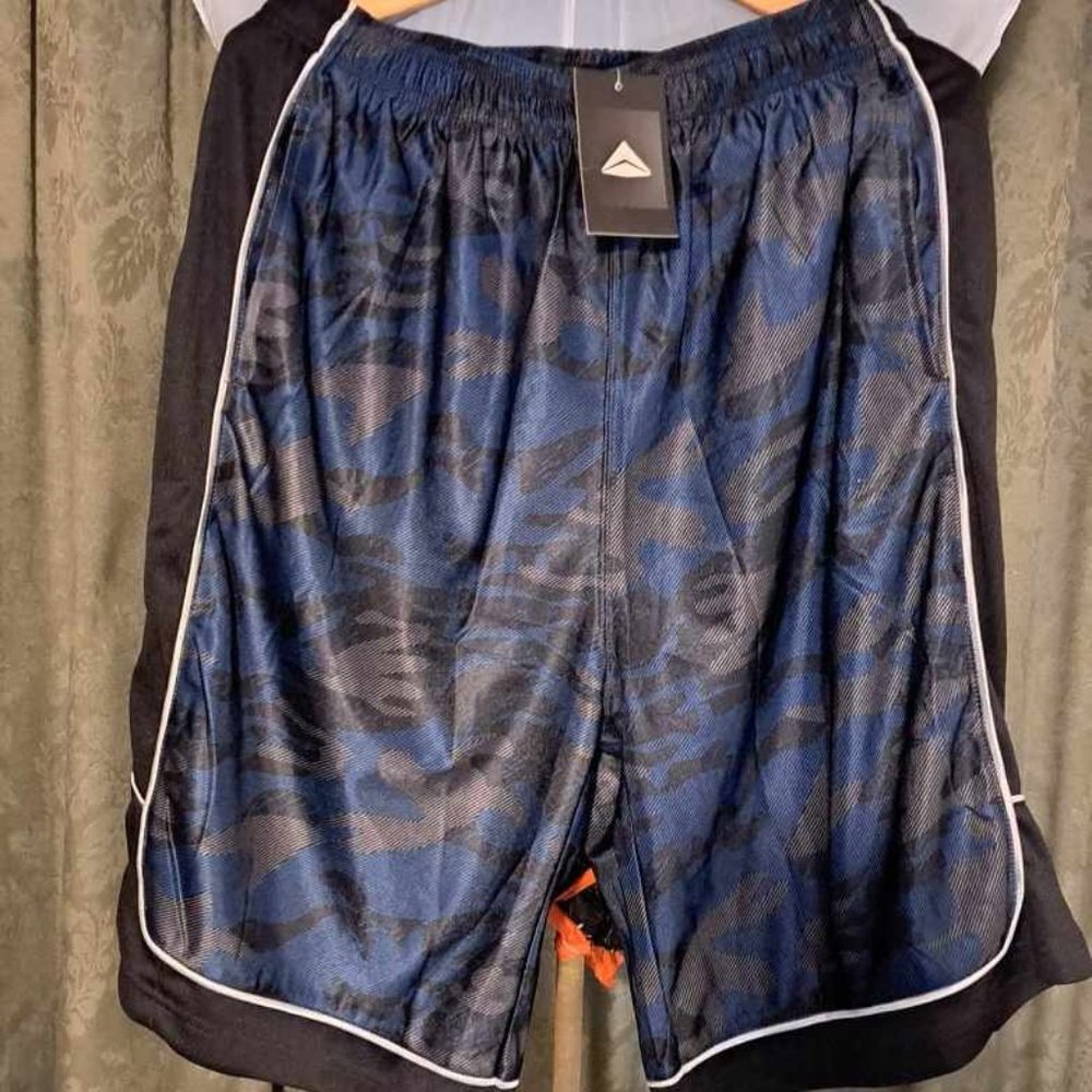 BLUE CAMO SHORTS